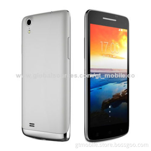 Smartphones, 5.0-inch HD Screen (1,280 x 720P) Quad-core, Sized 145*73*7.9mm